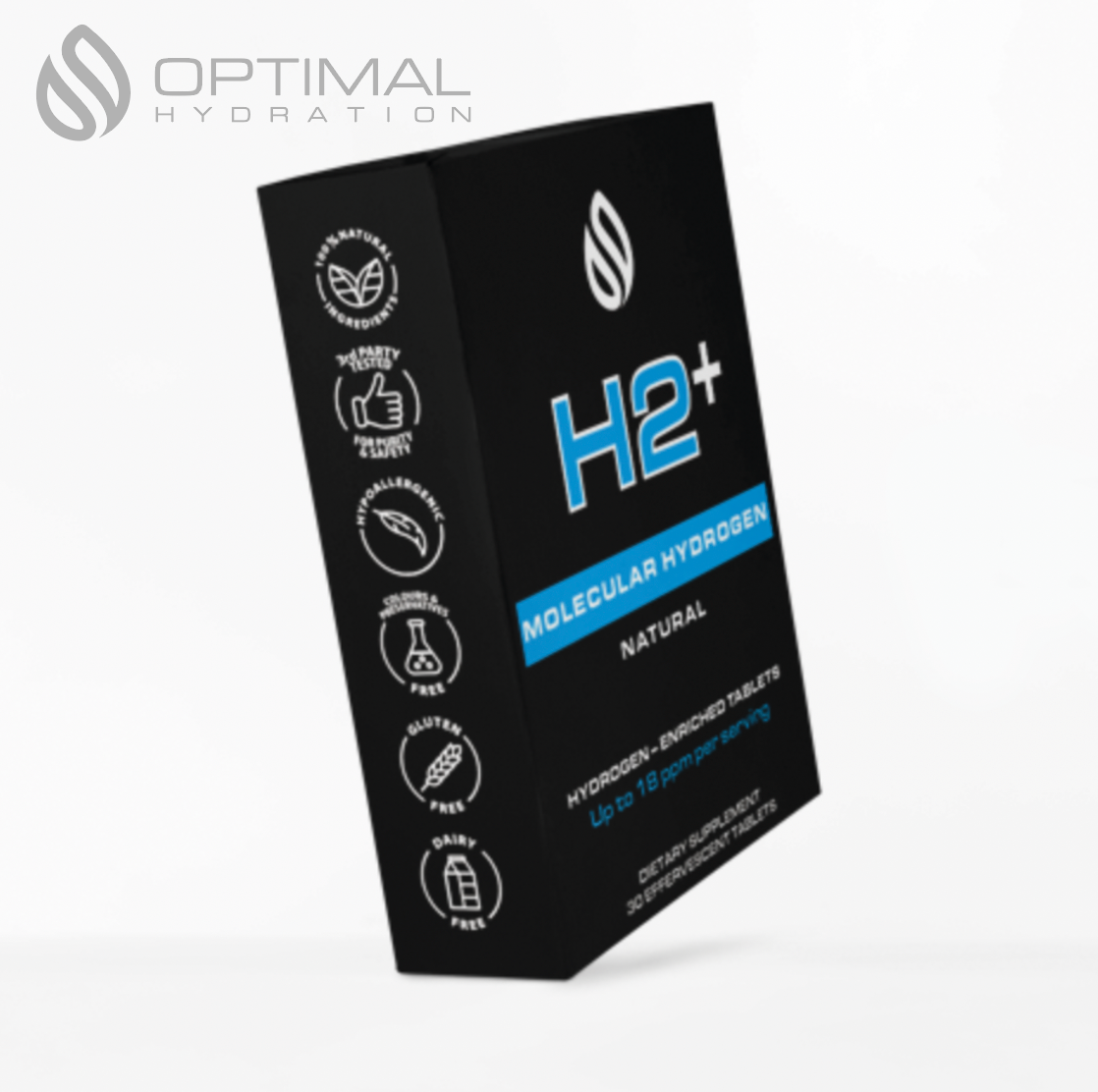 OH-H2+ Molecular Hydrogen Dissolvable Tablets - Natural